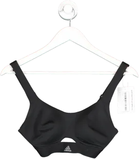 adidas Black Stronger For It Soft Sports Bra With Convertible Straps No Size