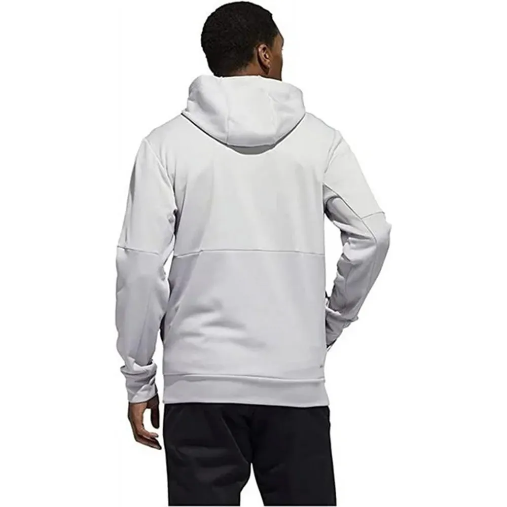 adidas Men's Team Issue Pullover Hooded Sweatshirt - Grey