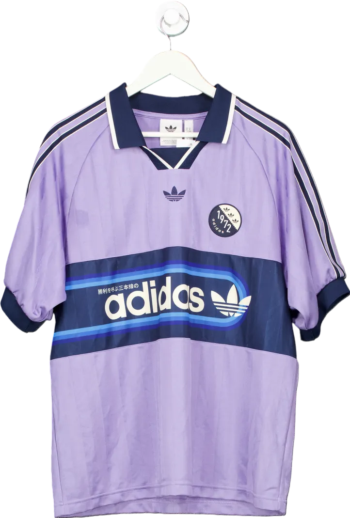 Adidas Purple Football Shirt UK M