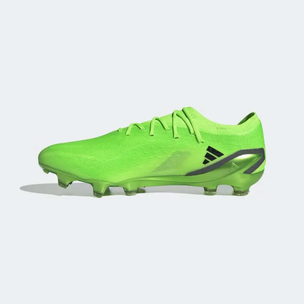 All Gender X SpeedPortal .1 FG Soccer Shoe - Solar Green/Solar Red/Solar Yellow