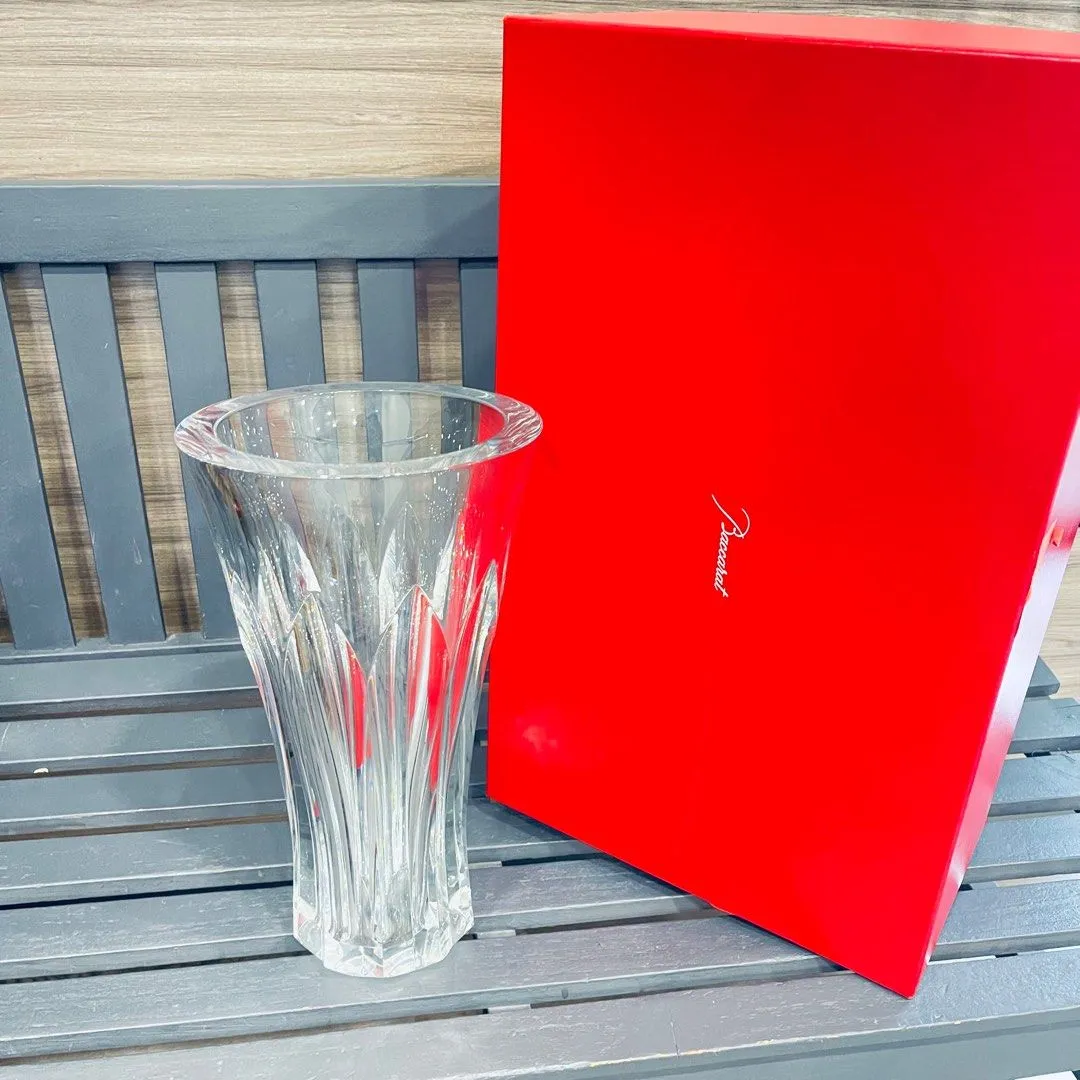 Baccarat Pauline Crystal Vase H38cm,D22cm