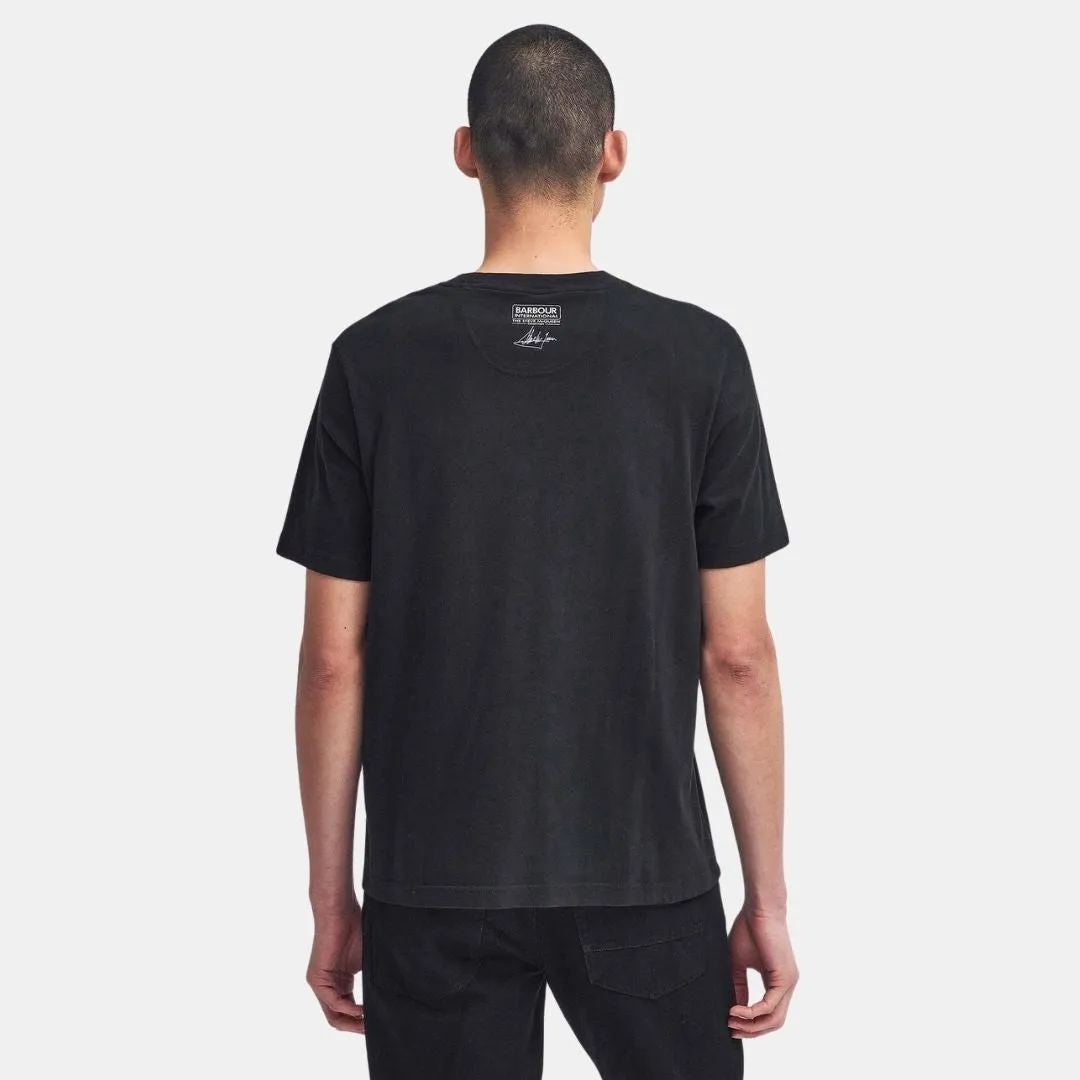 Barbour International Keystone Graphic T-Shirt Black