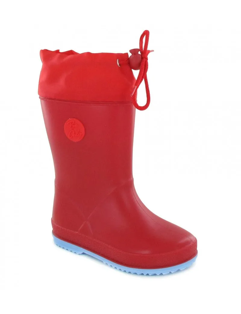 Be only alexa rouge bottes de pluie