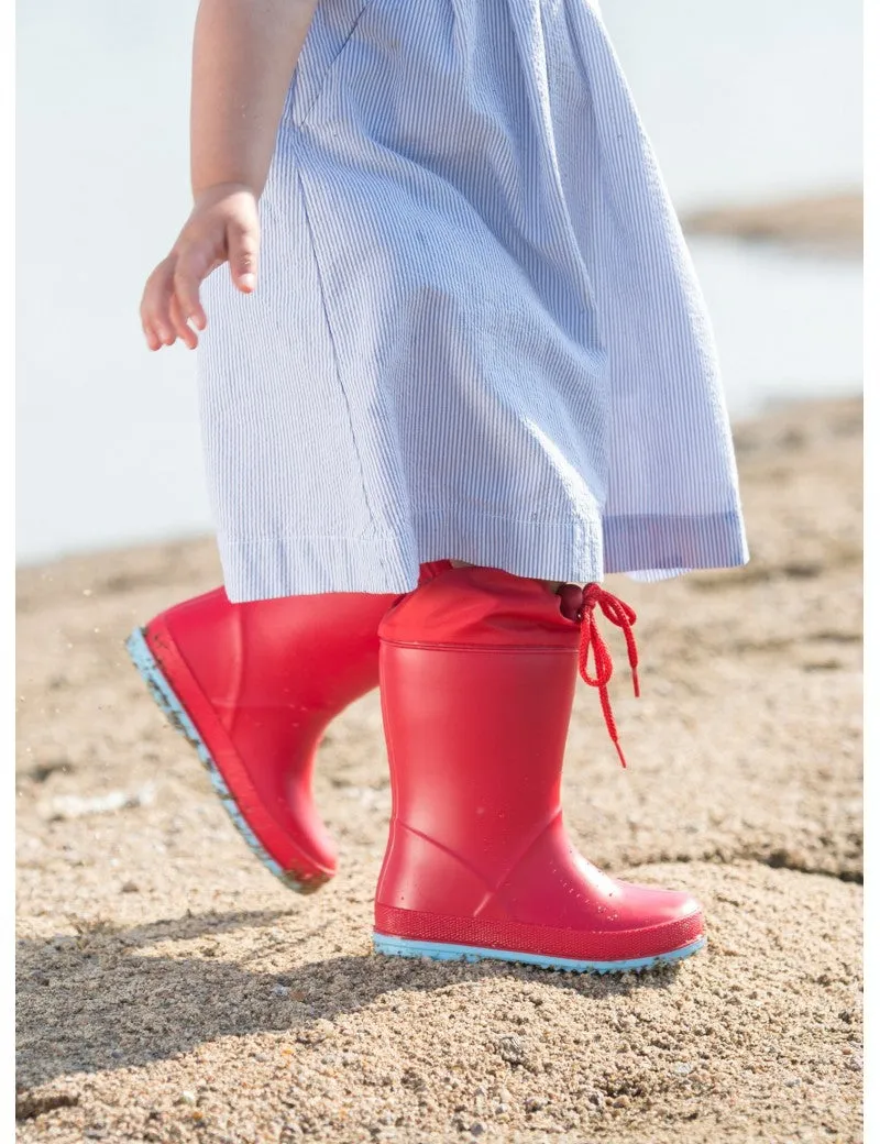 Be only alexa rouge bottes de pluie