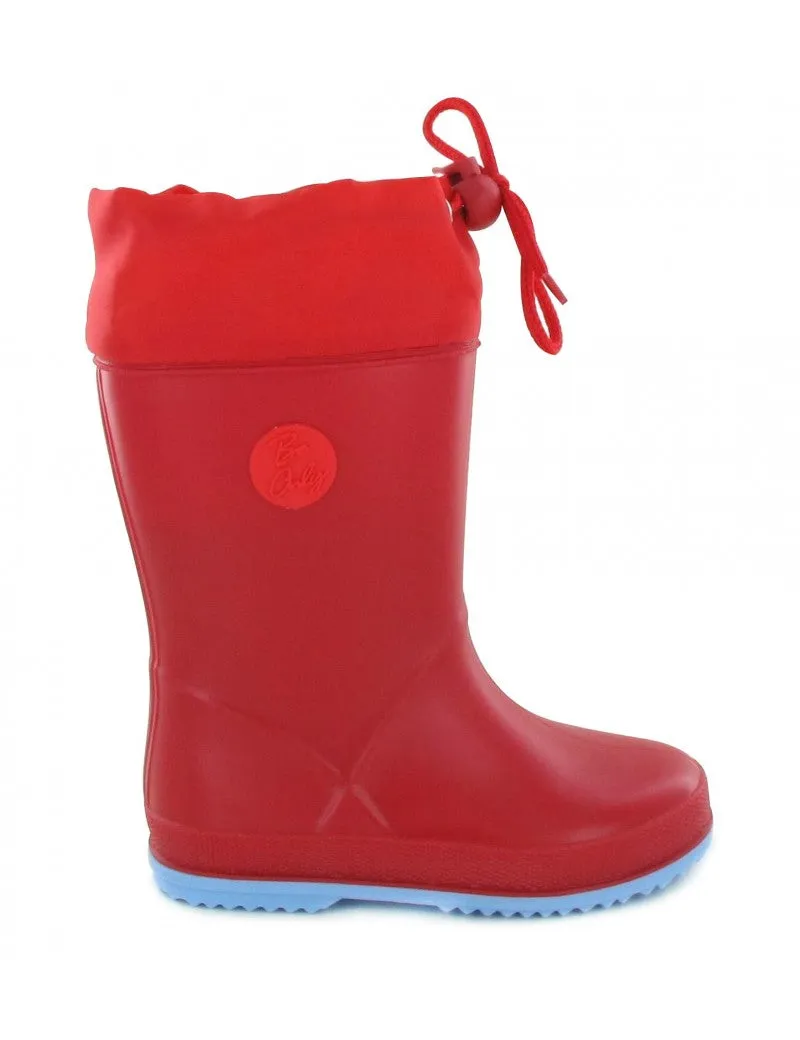 Be only alexa rouge bottes de pluie