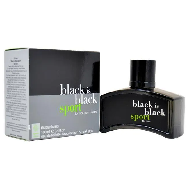 Black Is Black Sport by Nuparfums for Men - Eau de Toilette