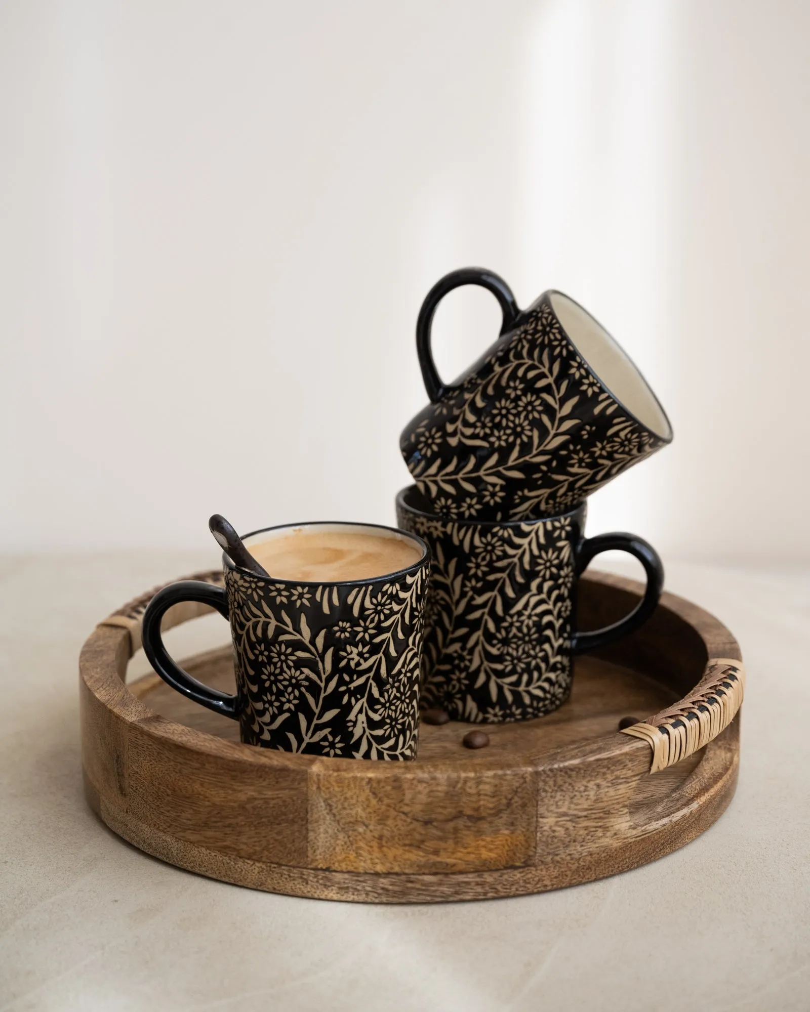 Bloomingville - Mug Aswan Black