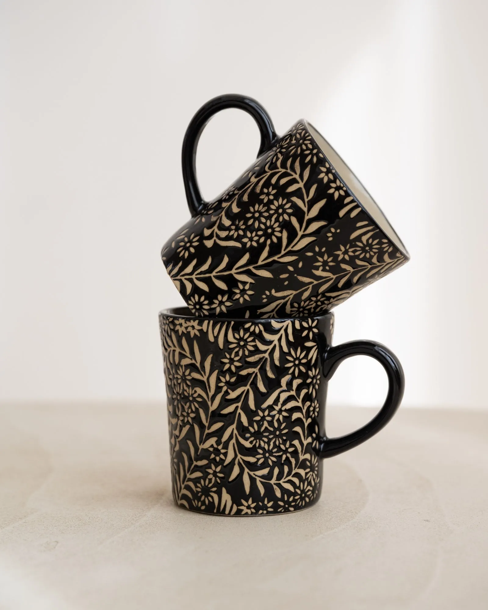 Bloomingville - Mug Aswan Black