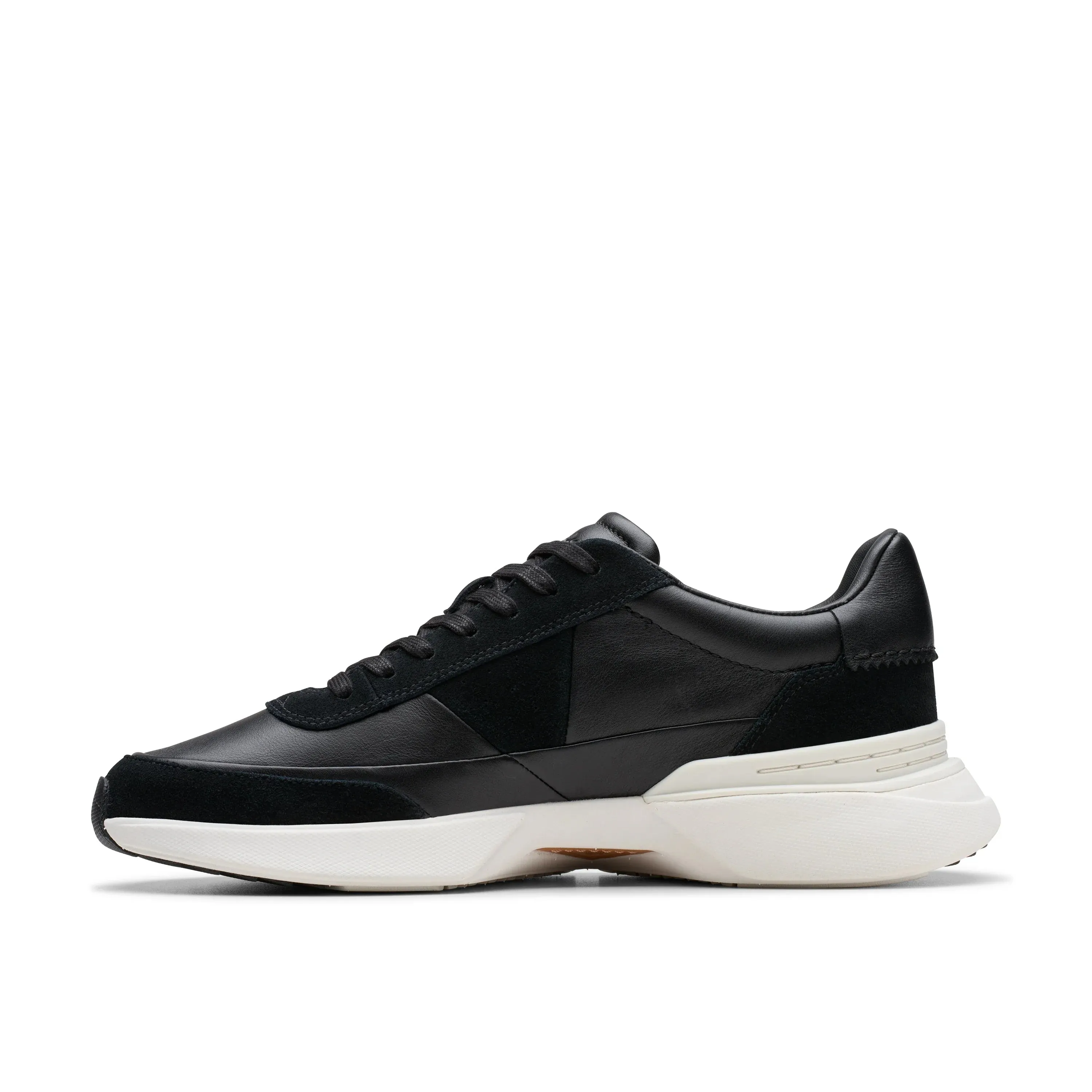 CLARKS | SNEAKERS HOMBRE | CRAFT PACE BLACK LEATHER | NEGRO