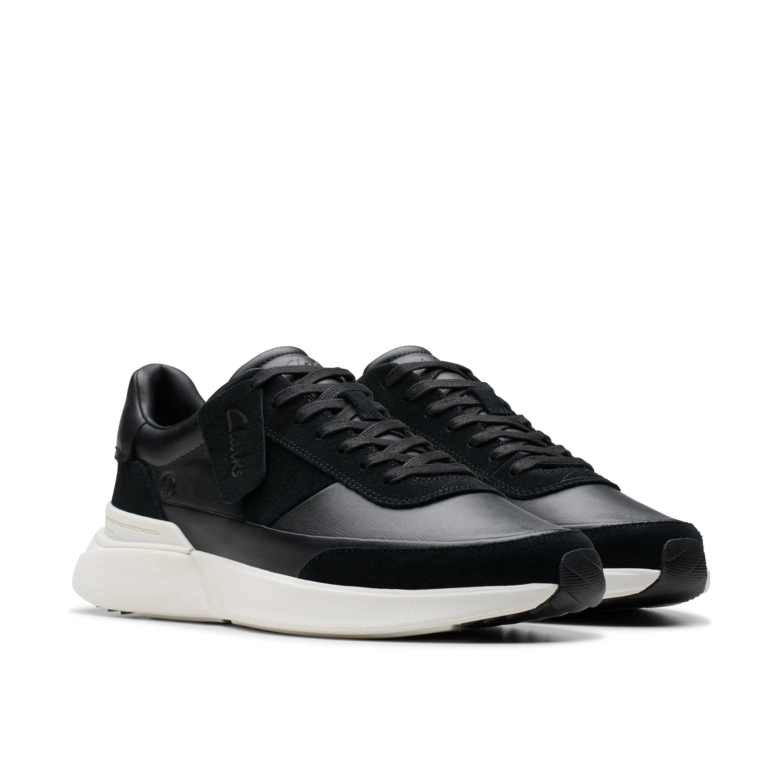 CLARKS | SNEAKERS HOMBRE | CRAFT PACE BLACK LEATHER | NEGRO