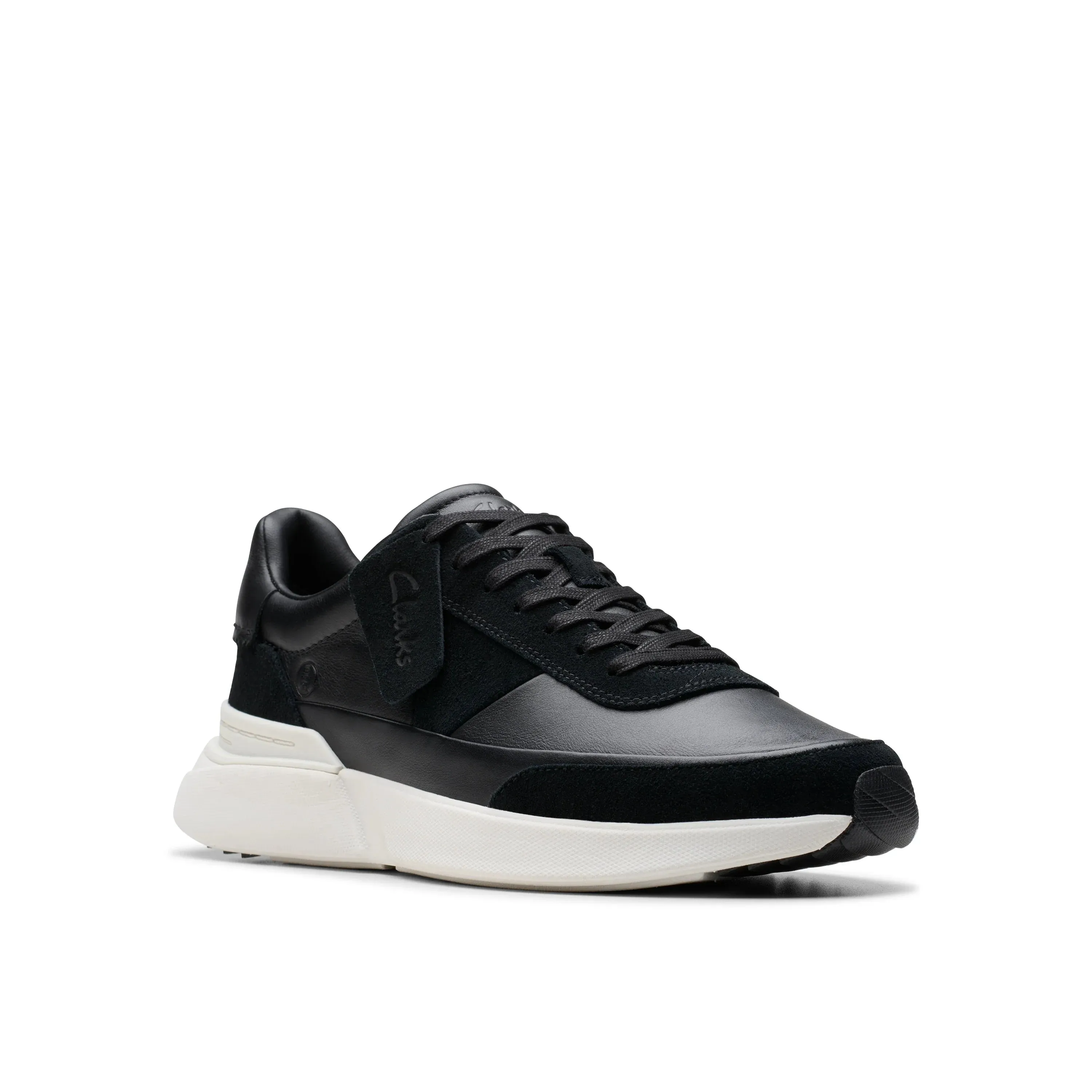 CLARKS | SNEAKERS HOMBRE | CRAFT PACE BLACK LEATHER | NEGRO