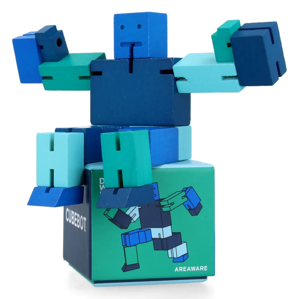 Cubebot - Small - Blue Multi