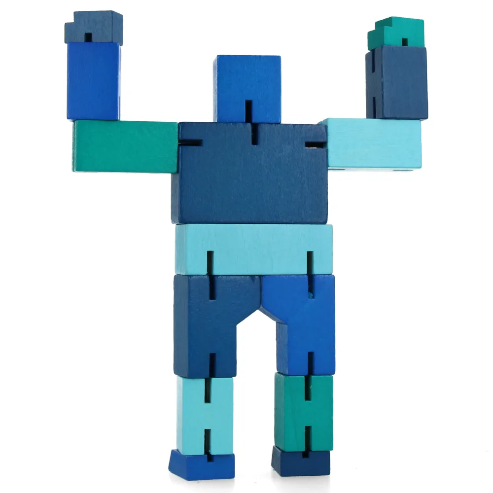 Cubebot - Small - Blue Multi