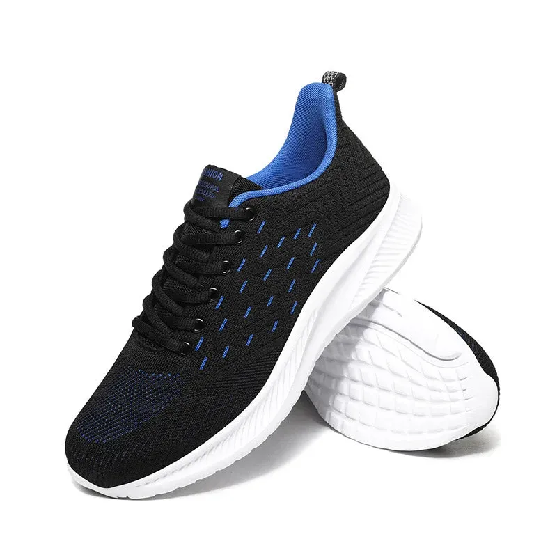 Hnzxzm Comfortable Sneakers Men Shoes Casual Breathable Black Sneaker Men's Spring Zapatillas Deportivas Hombre Big Size 46 47 48