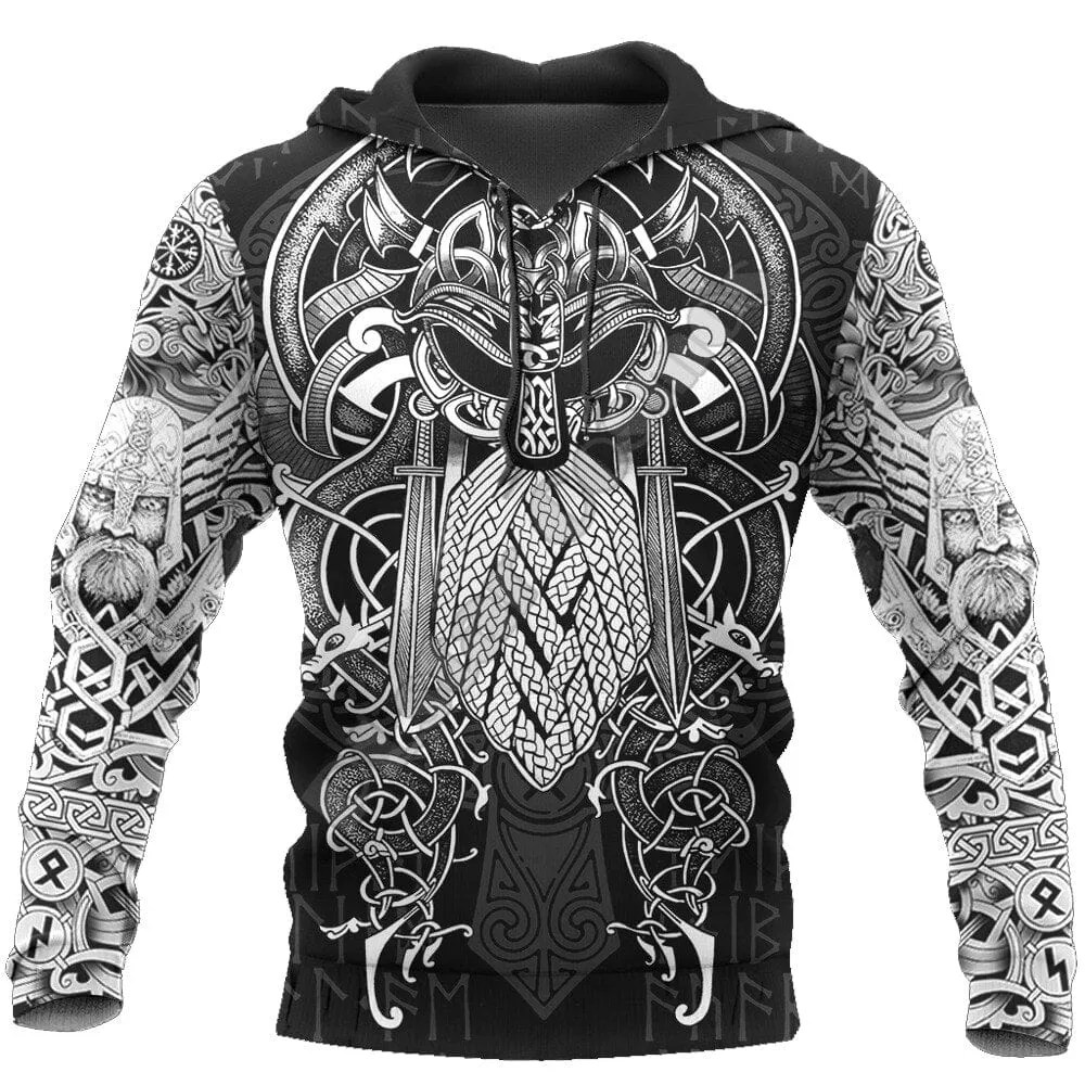 Hoodie Viking "Thor's Epicenter - Puissance du Tonnerre"