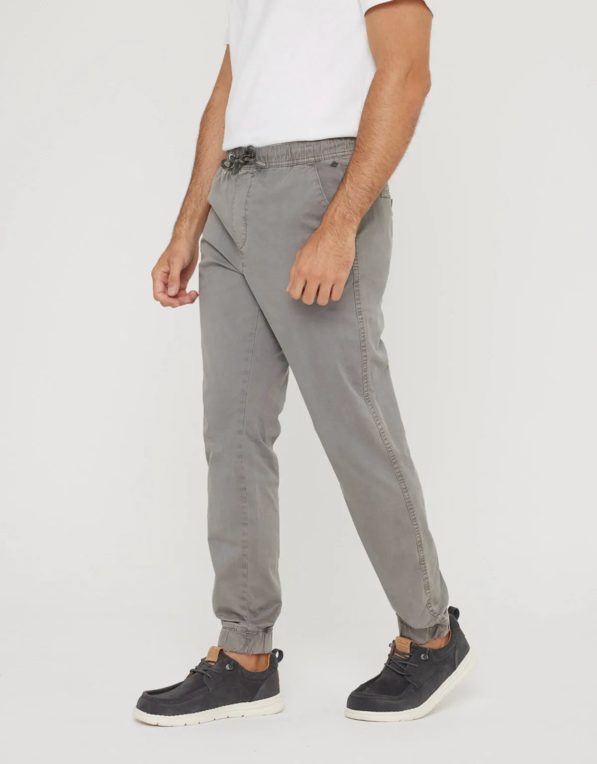 Pantalón Largo Algodón Gris - Perry